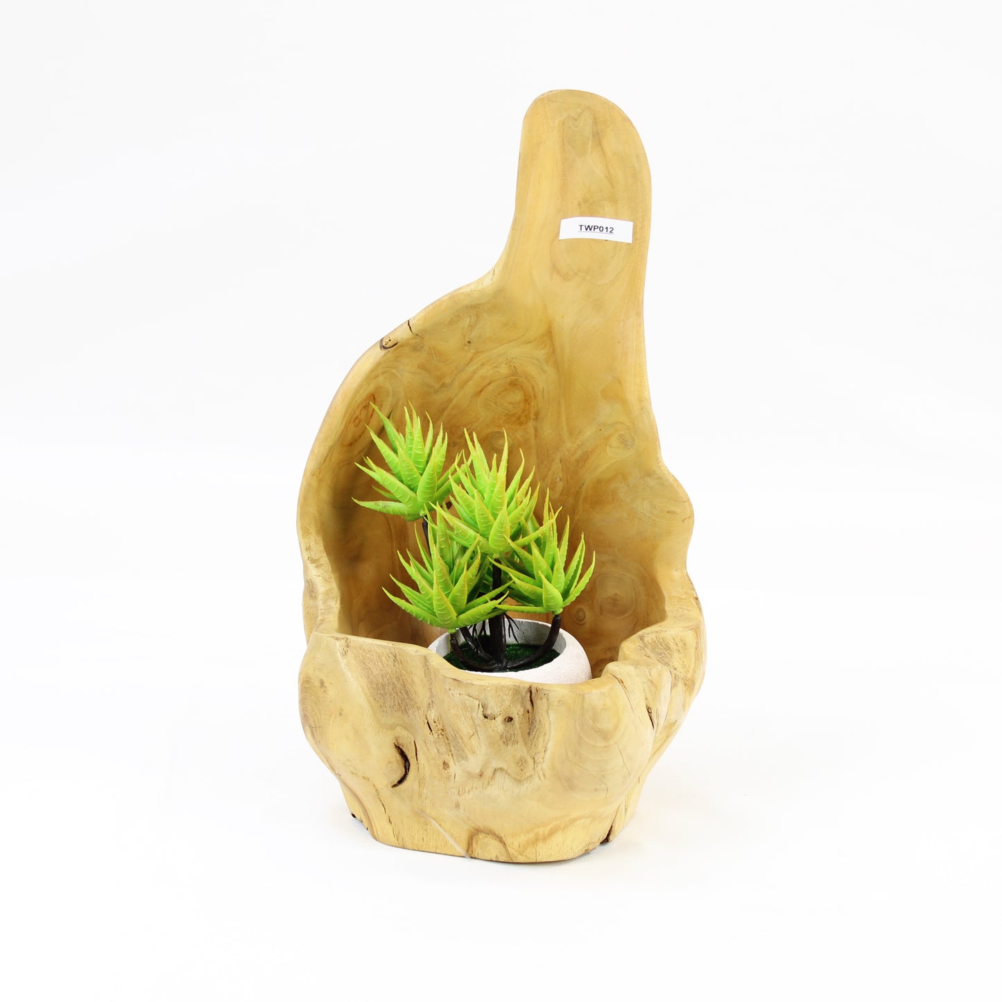 Teak Wood Planter Natural TWP012