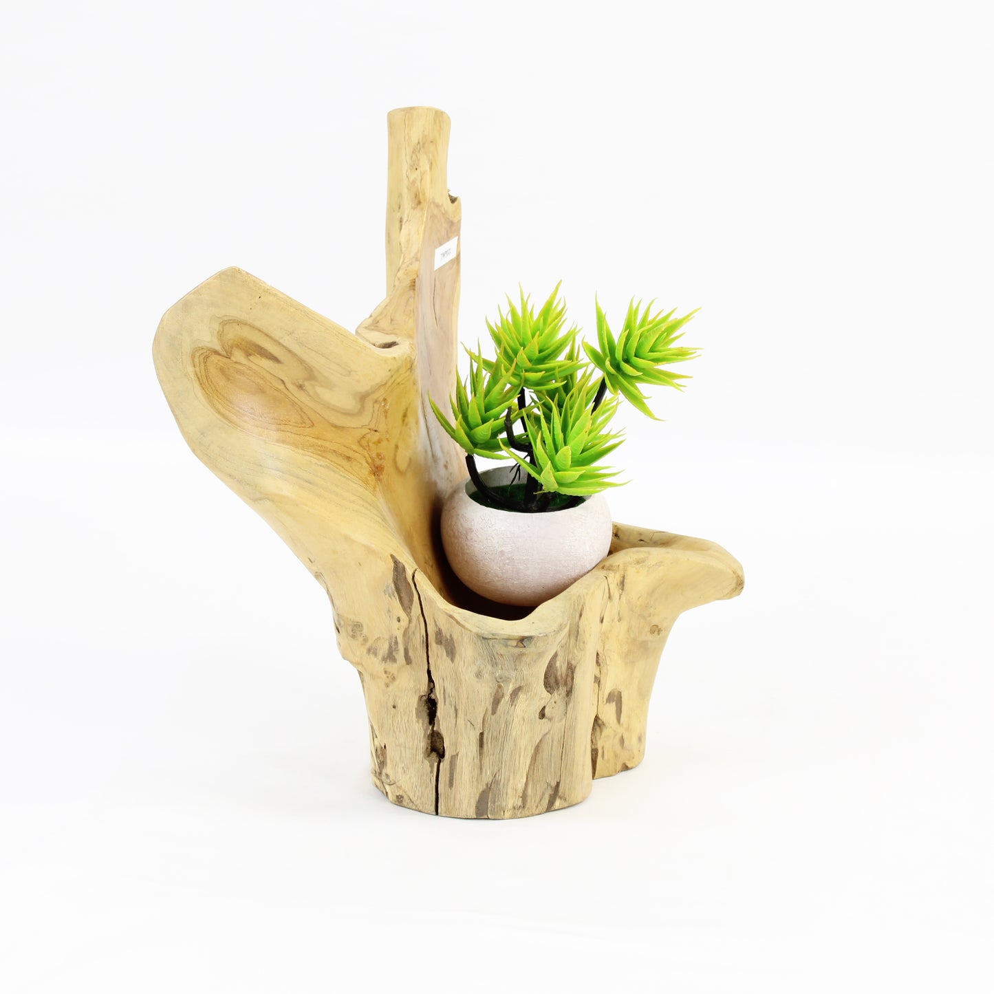 Teak Wood Planter Natural TWP022