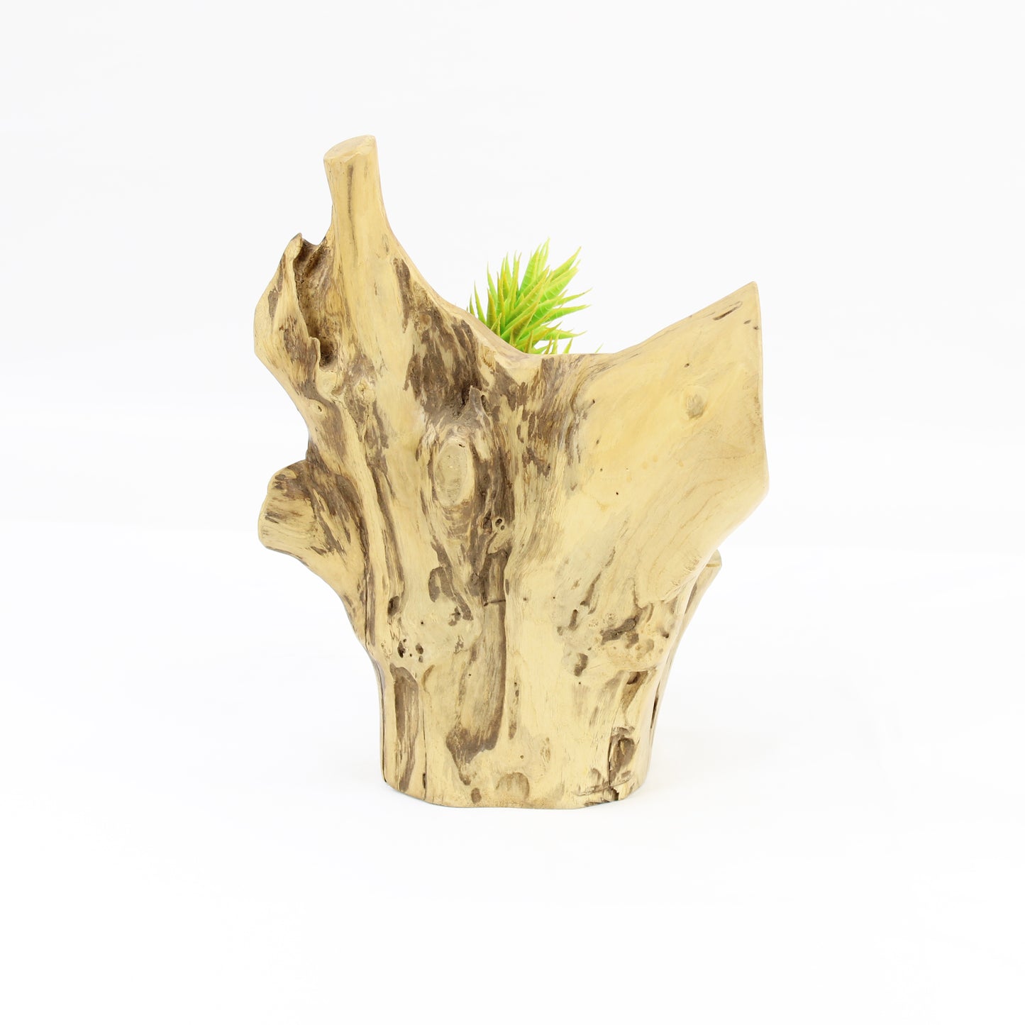 Teak Wood Planter Natural TWP022