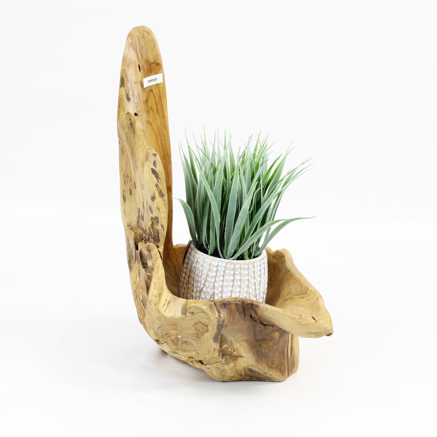 Teak Wood Planter Natural TWP025