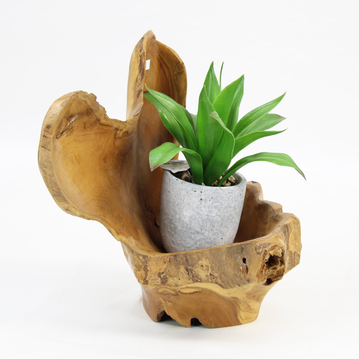 Teak Wood Planter Natural TWP030