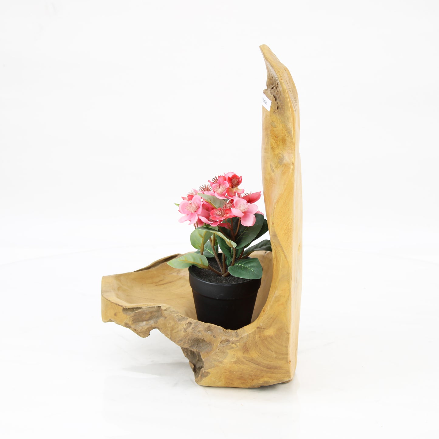 Teak Wood Planter Natural TWP049E1