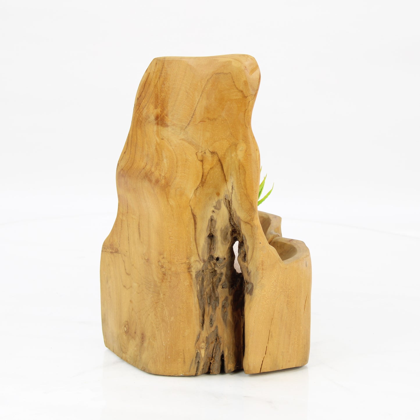 Teak Wood Planter Natural TWP052E1