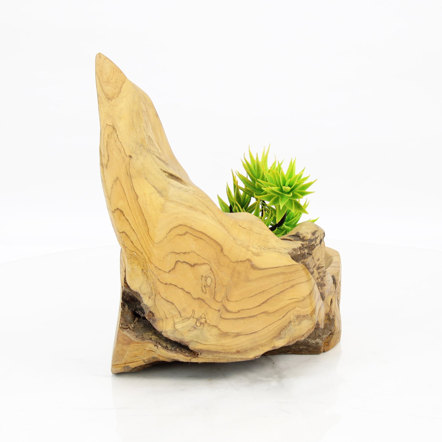 Teak Wood Planter Natural TWP099D4