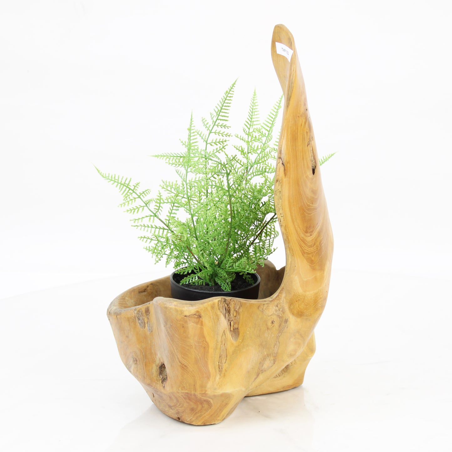 Teak Wood Planter Natural TWP102D4