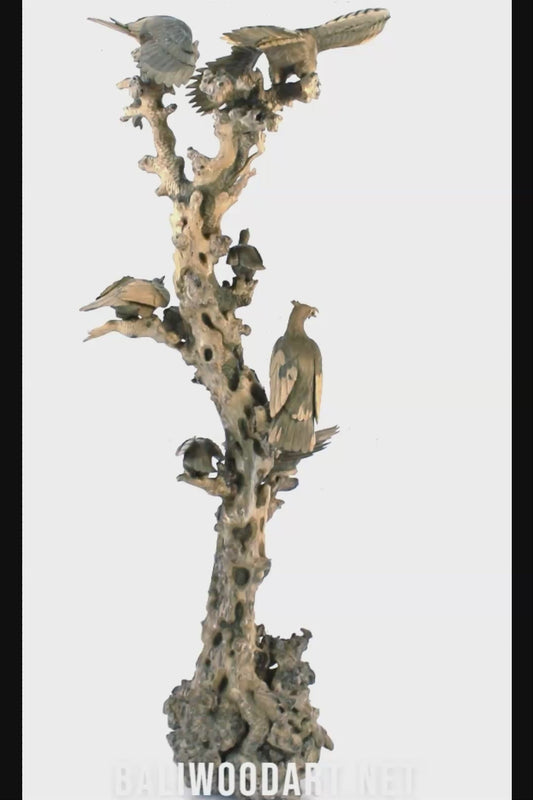 Handcrafted Wooden Wildlife Sculpture SPL032